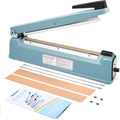 KINGSTAR 12-Inch Impulse Sealer | Heavy-Duty Manual Heat Sealer for Plastic Bags, Mylar & Shrink Wraps
