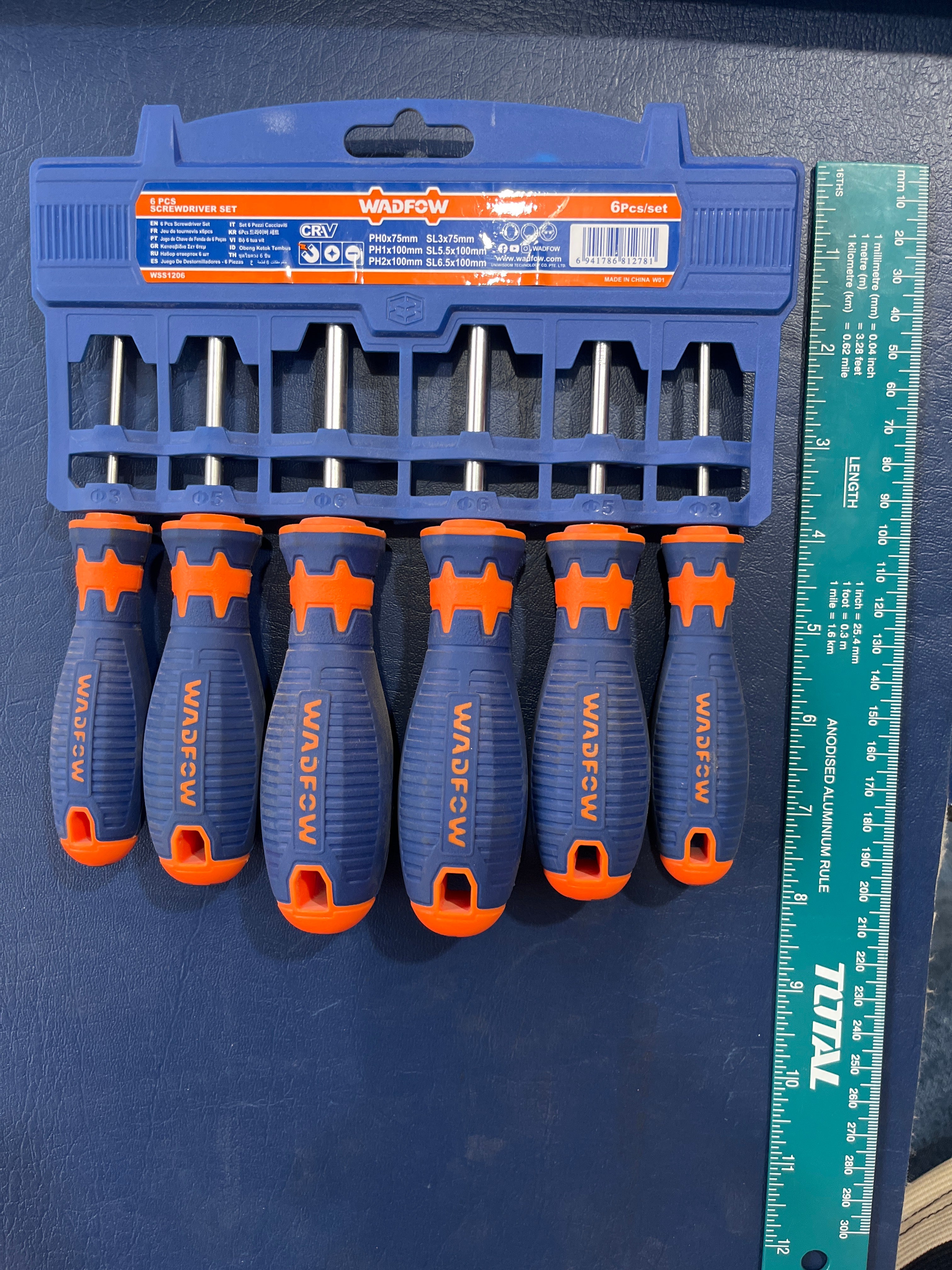 WADFOW 6 Pcs screwdriver set WSS1206