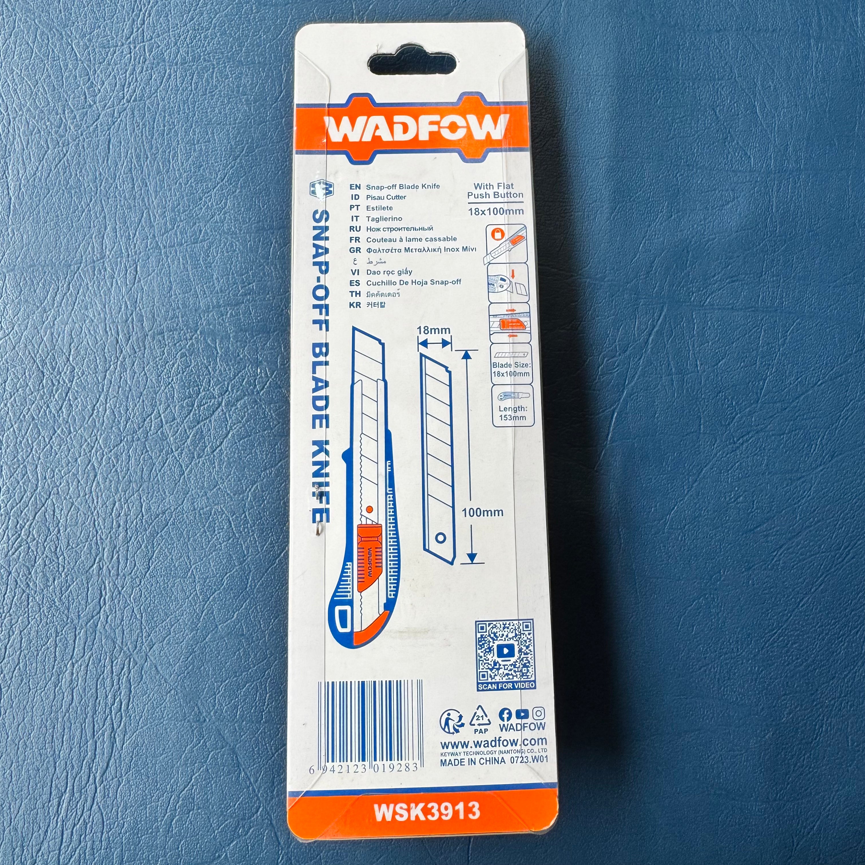 Wadfow Snap-off blade knife WSK3913