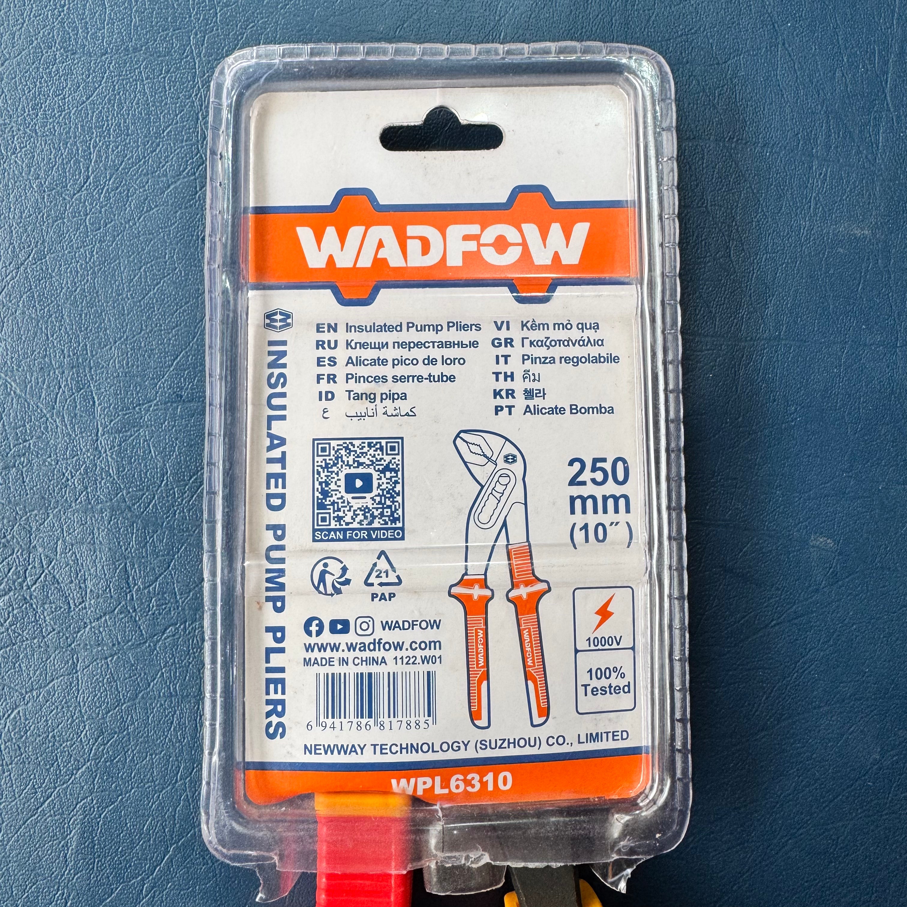 Wadfow Insulated Pump pliers WPL6310