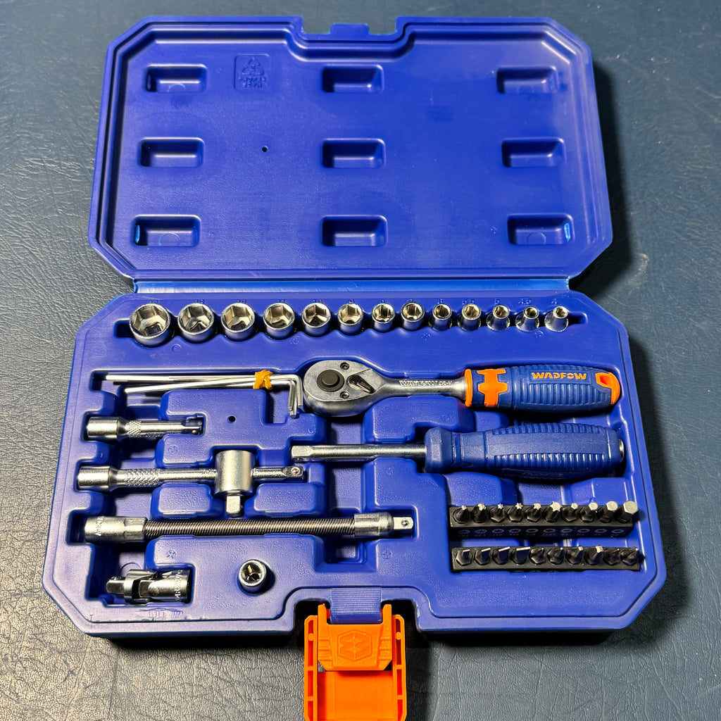 WADFOW 45 Pcs 1/4" socket set WST4D45