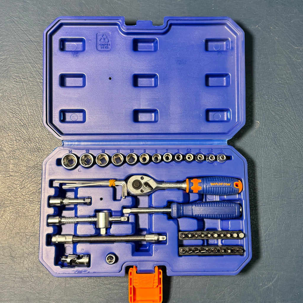 WADFOW 45 Pcs 1/4" socket set WST4D45