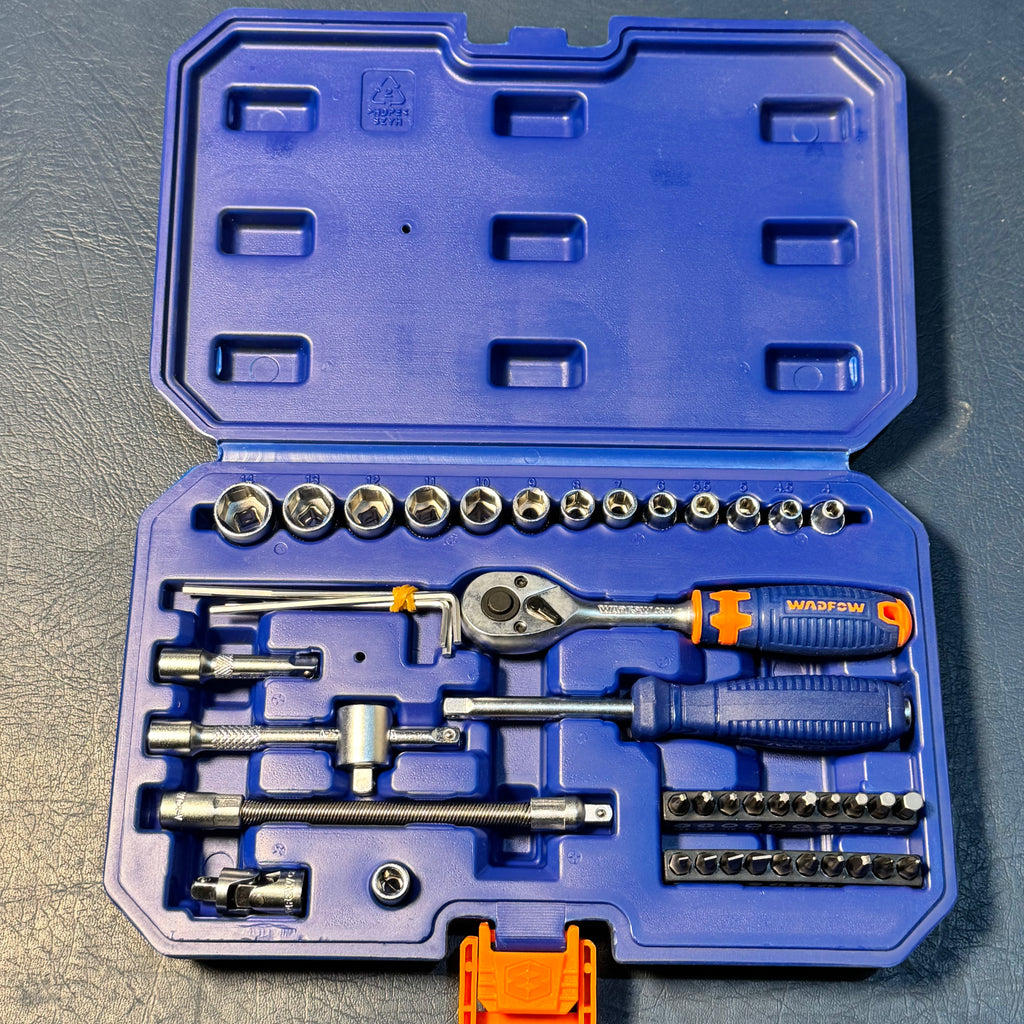 WADFOW 45 Pcs 1/4" socket set WST4D45