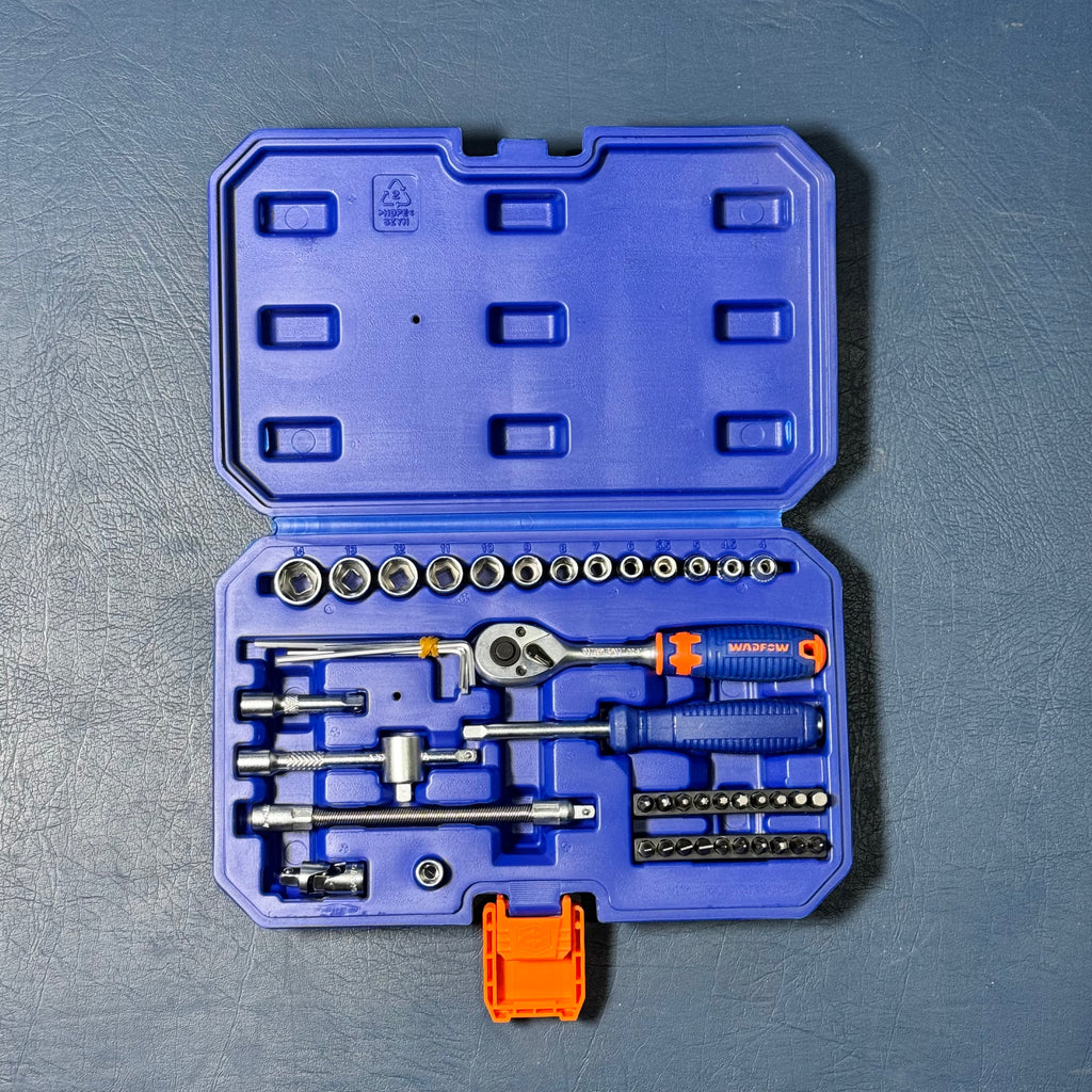 WADFOW 45 Pcs 1/4" socket set WST4D45