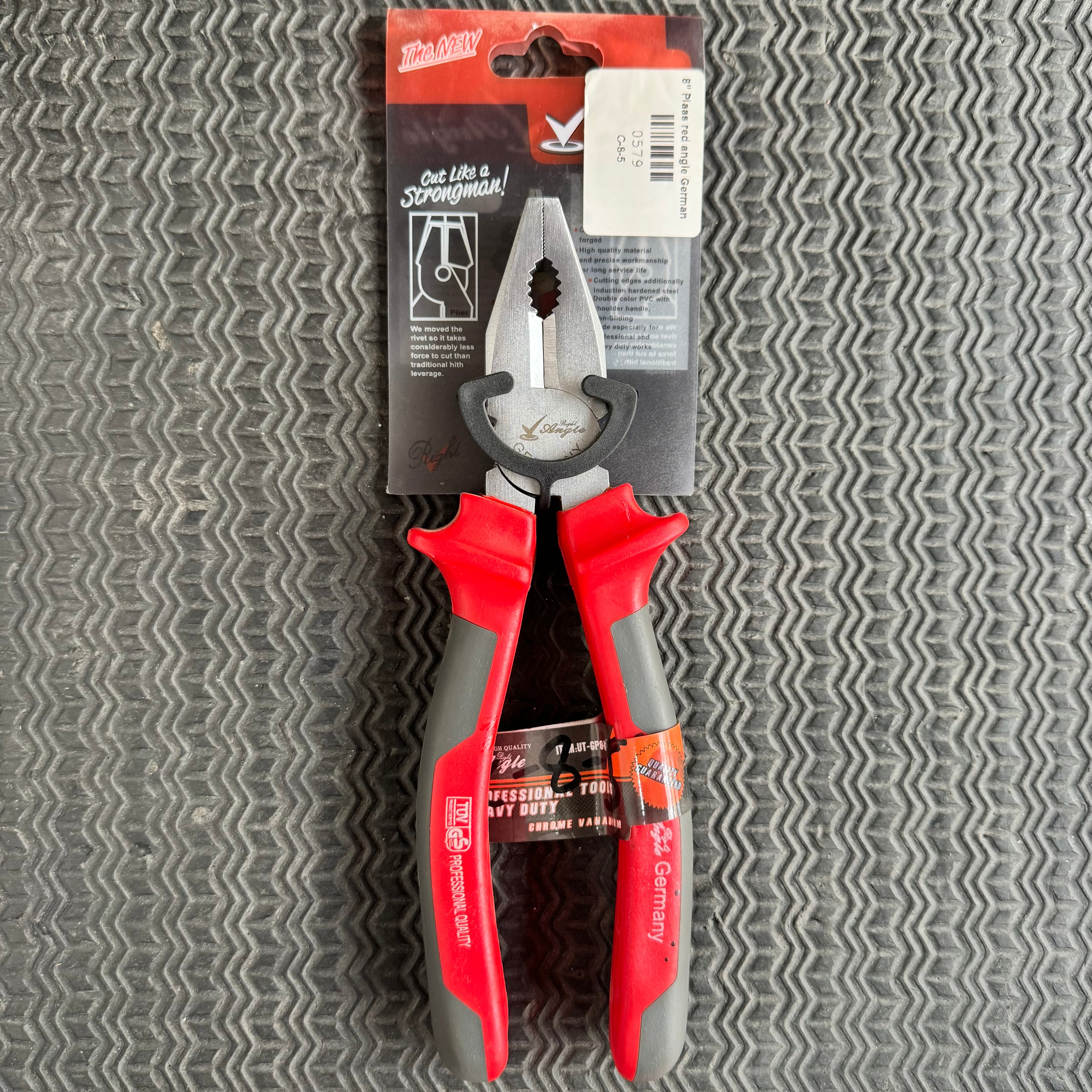 8”plaas red angle german