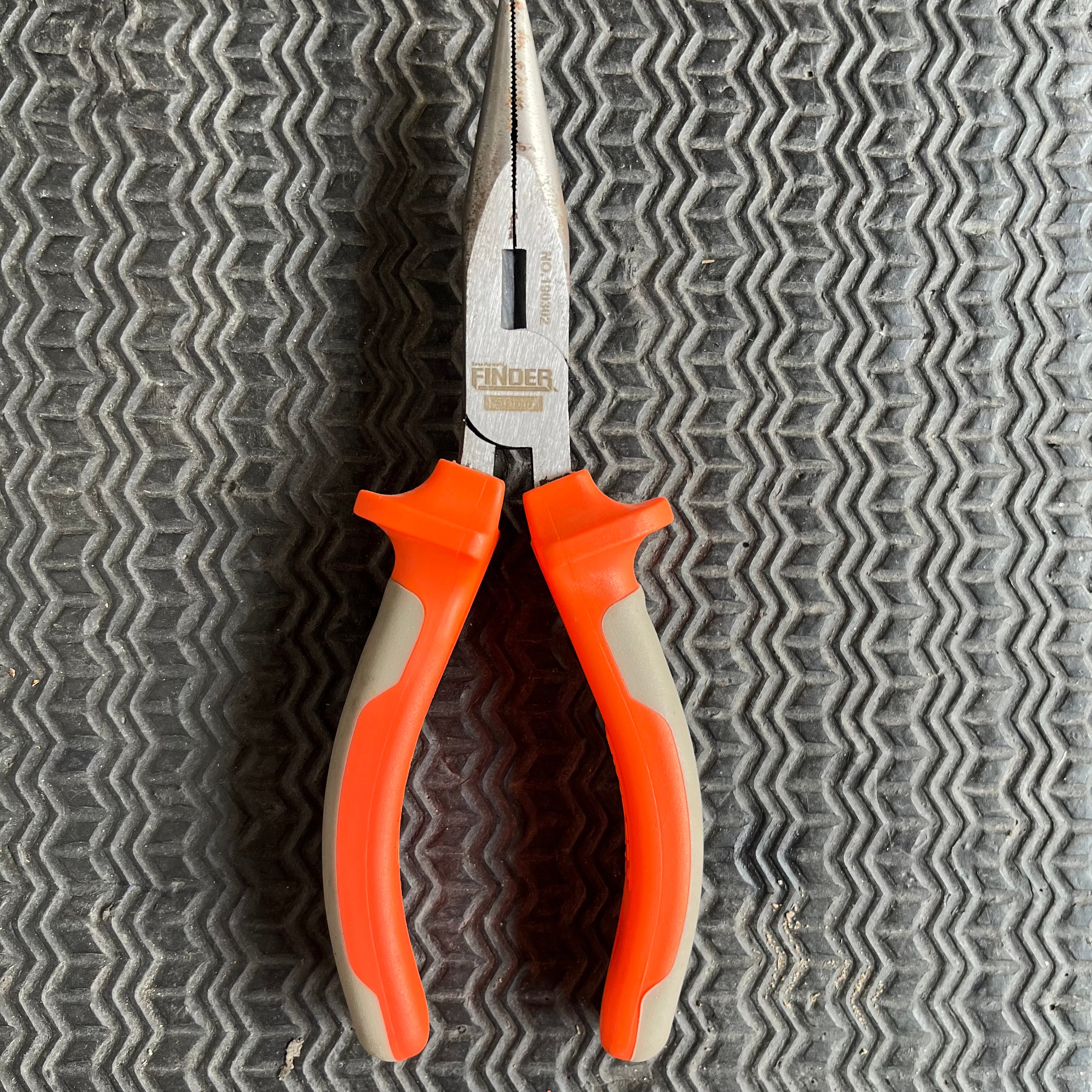 6” nose plier orange finder