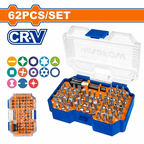WADFOW 62 Pcs screwdriver bits set WBS3B62