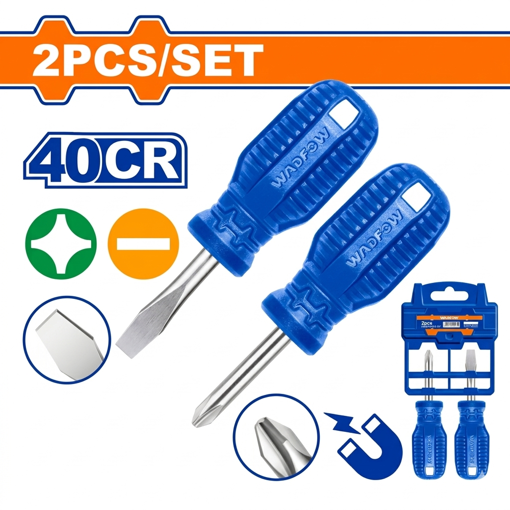 WADFOW 2 Pcs screwdriver set WSS2202 Save 9%