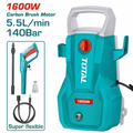 TOTAL HIGH PRESSURE WASHER 1600W 140 BAR