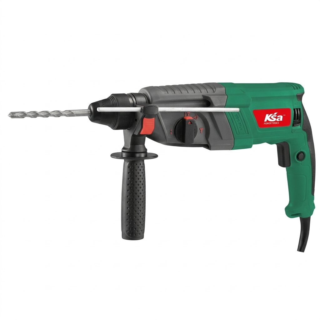 KSA Rotary Hammer – 26mm, 800W Copper Motor, 3-Mode SDS Plus Drill