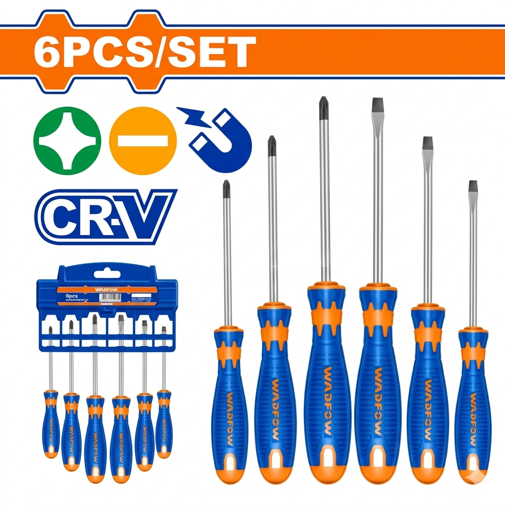WADFOW 6 Pcs screwdriver set WSS1206