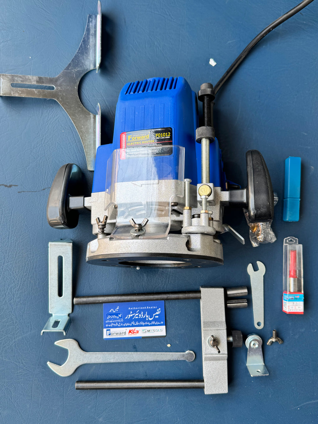 Forward Router Trimmer – 12mm, 1800W, 100% Copper Motor, Copper Professional Woodworking Tool