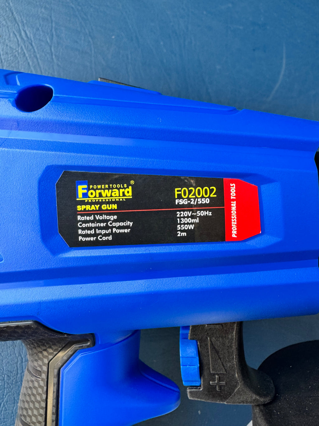 Forward 550W Spray Gun – 100% Copper Motor, 1300ml Paint Tank, Variable Speed |