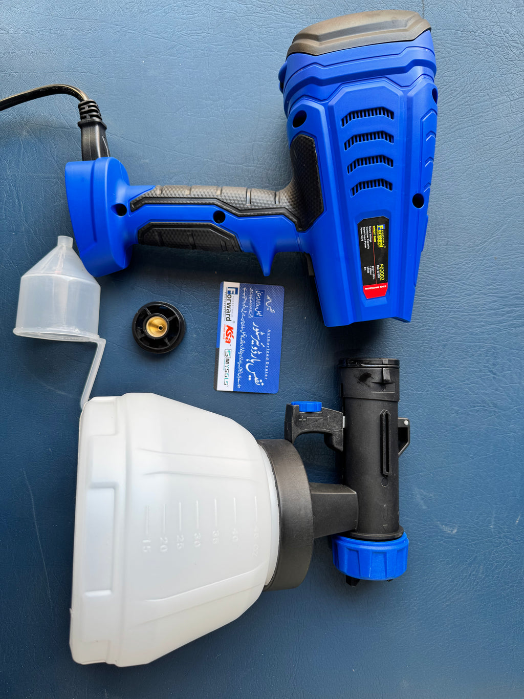 Forward 550W Spray Gun – 100% Copper Motor, 1300ml Paint Tank, Variable Speed |