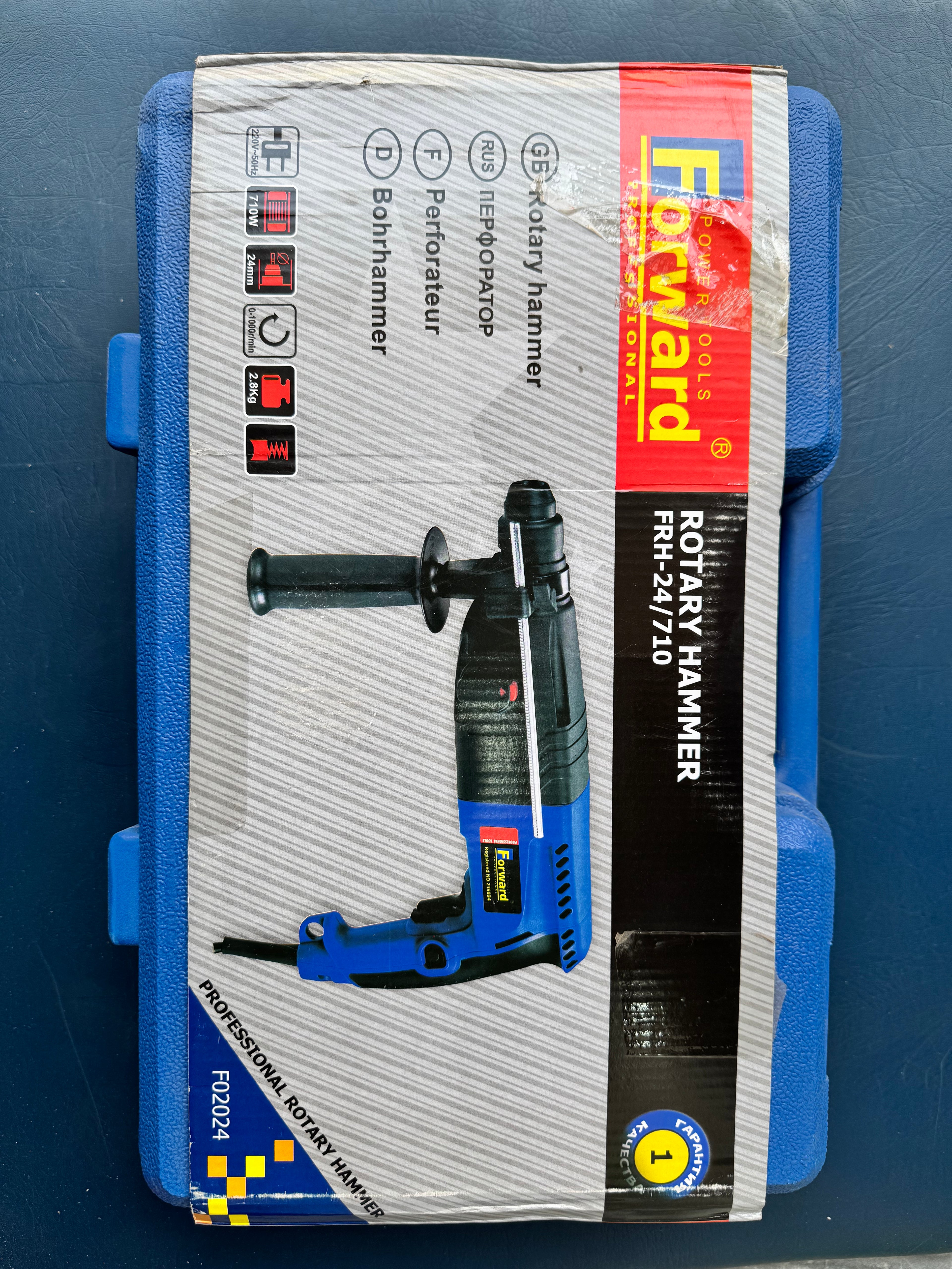 Forward 24mm Rotary Hammer 710W Powerful Drilling and Chiseling Machine