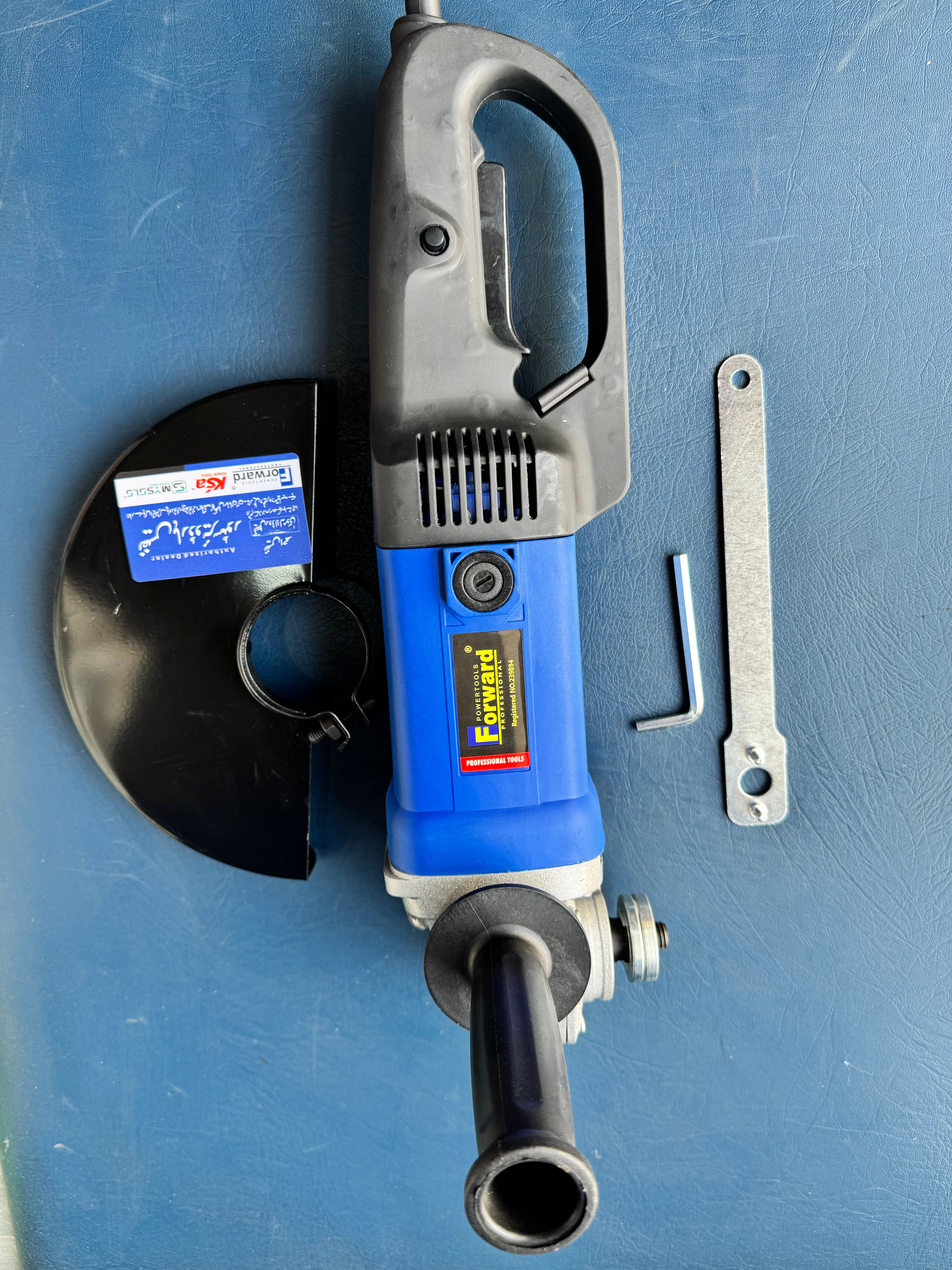 Forward 230mm Angle Grinder, Heavy Duty Large Cutting and Grinding Power