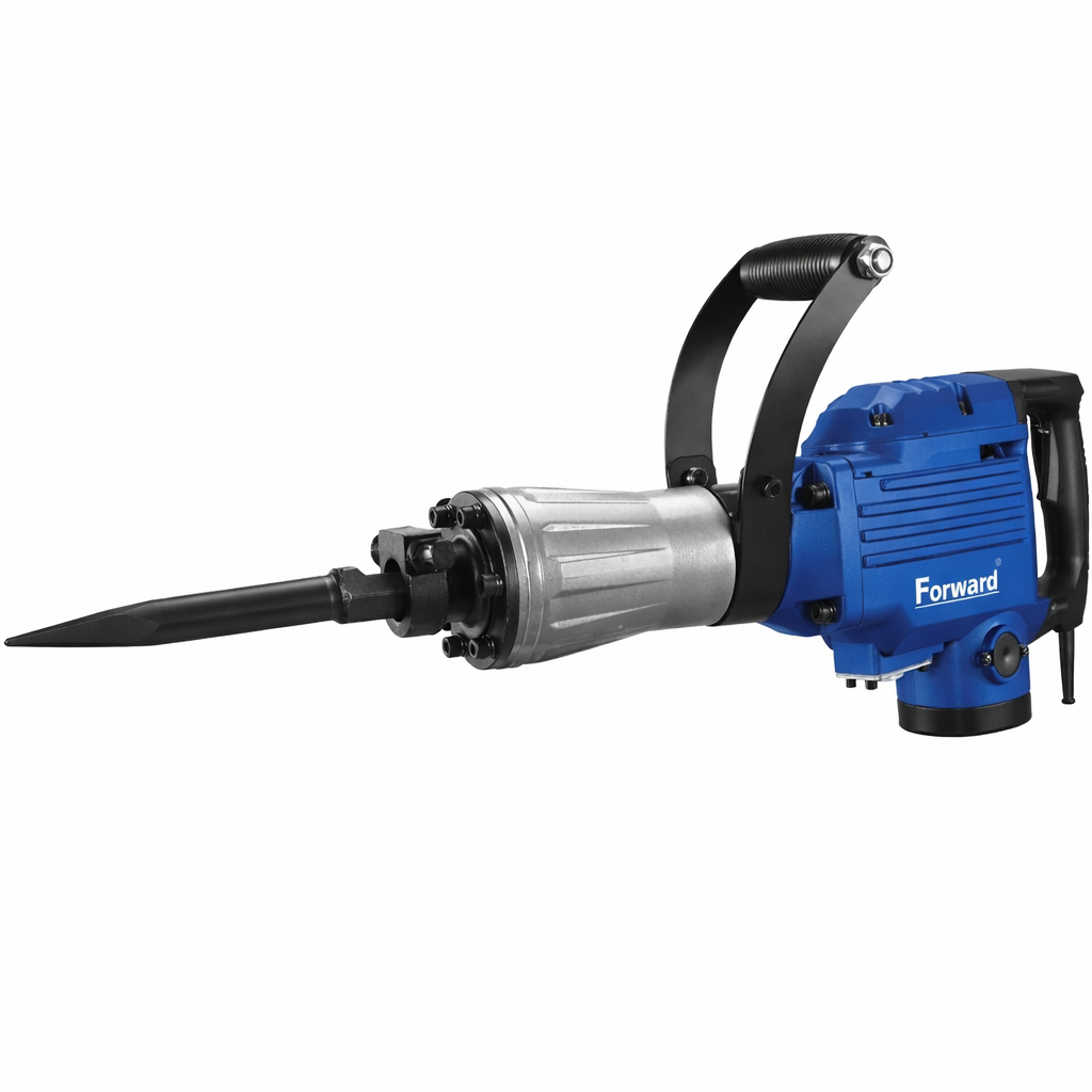 Forward Demolition Hammer – 65mm, 1500W, 100% Copper Motor, Heavy-Duty Concrete Breaker