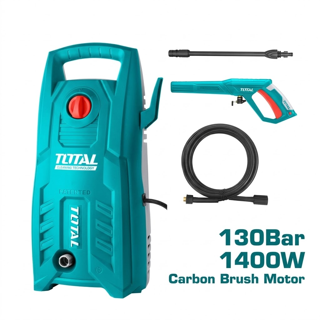 Total High pressure washer 1400W 130Bar TGT11316