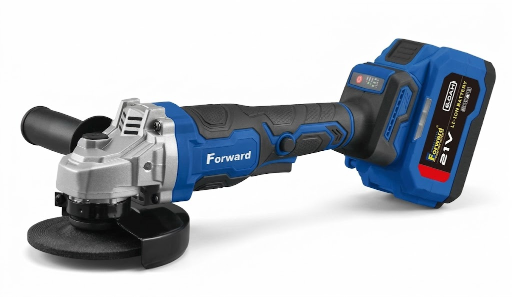 Forward 21V Brushless Angle Grinder | Copper Lifetime Warranty | 15 Cell Dual Battery