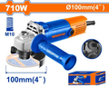 Angle grinder | WAG35762 | 220-240V~50/60Hz | 710W | 100mm