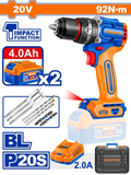 Brushless Cordless Impact Drill | 20V | 92Nm | WCDP9281