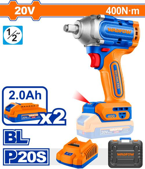 Cordless impact wrench | 20V | 400Nm | WCD1B40