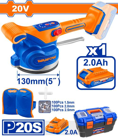 Wadfow | Cordless tile vibration machine | 20V |WTVM1D125