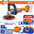 Wadfow | Cordless polisher | 20V | 800-2300rpm | 180mm | WHL1B181