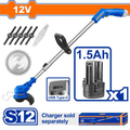 Wadfow | Cordless grass trimmer | 12V | WGTS512