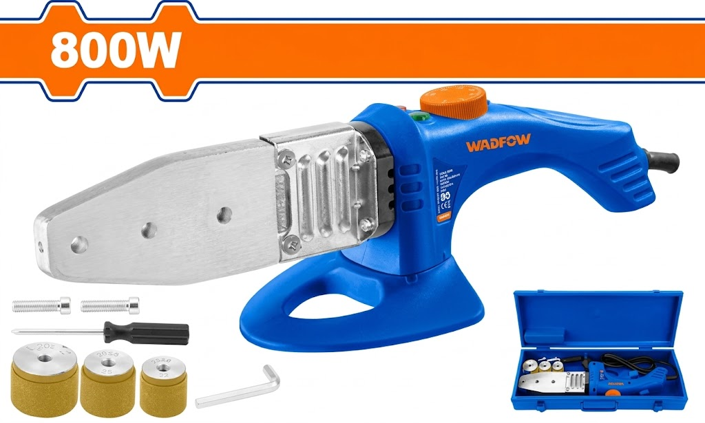 Wadfow | Plastic tube welding tool | 220-240V~50/60Hz | 800W | 20,25,32mm | WWM1L15